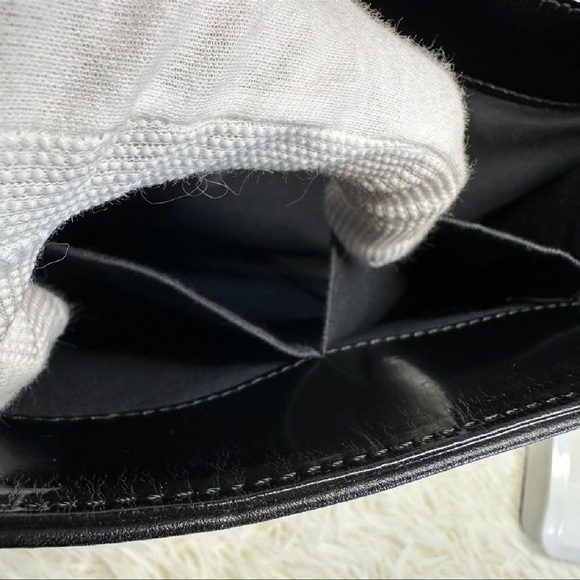 Paul Smith Black & Pink Leather Trimmed Satchel Bag - Picture 10 of 11